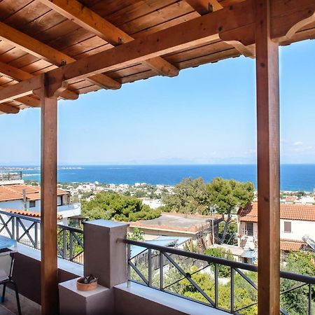 Peris Panoramic Villa Near Athens Airport Paralia (Evia) Exterior foto
