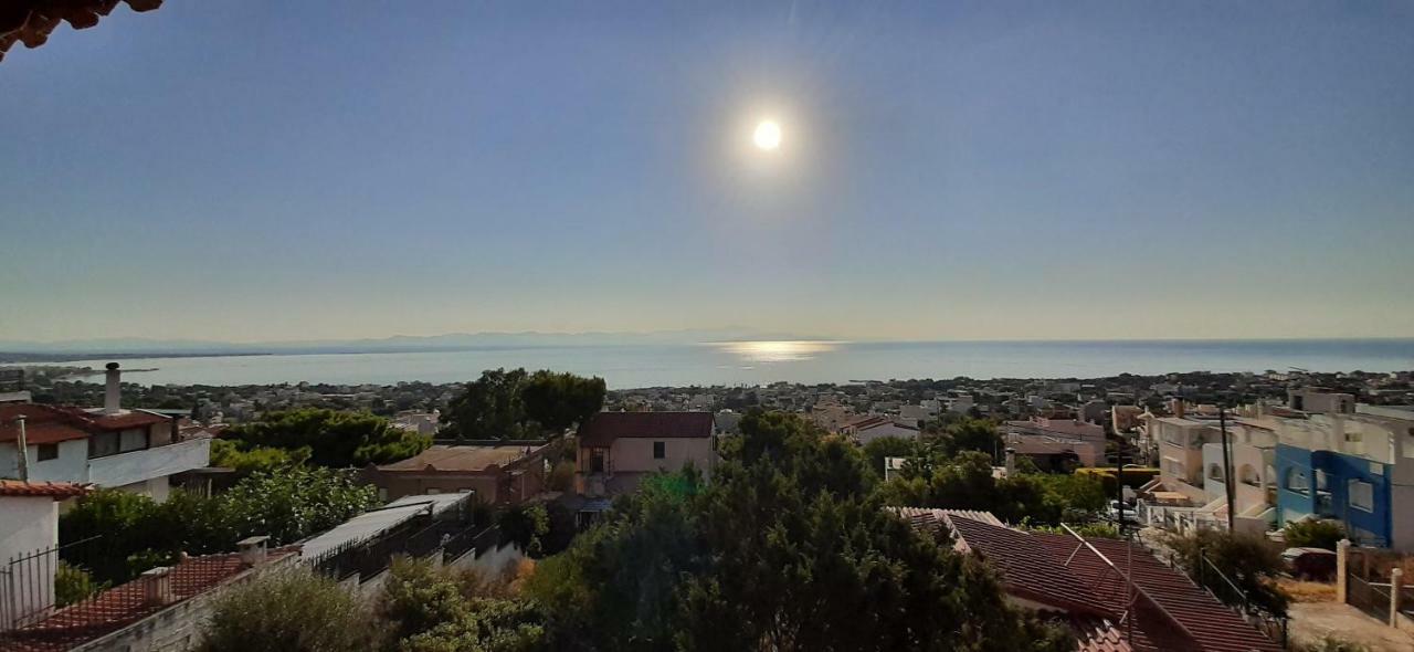 Peris Panoramic Villa Near Athens Airport Paralia (Evia) Exterior foto