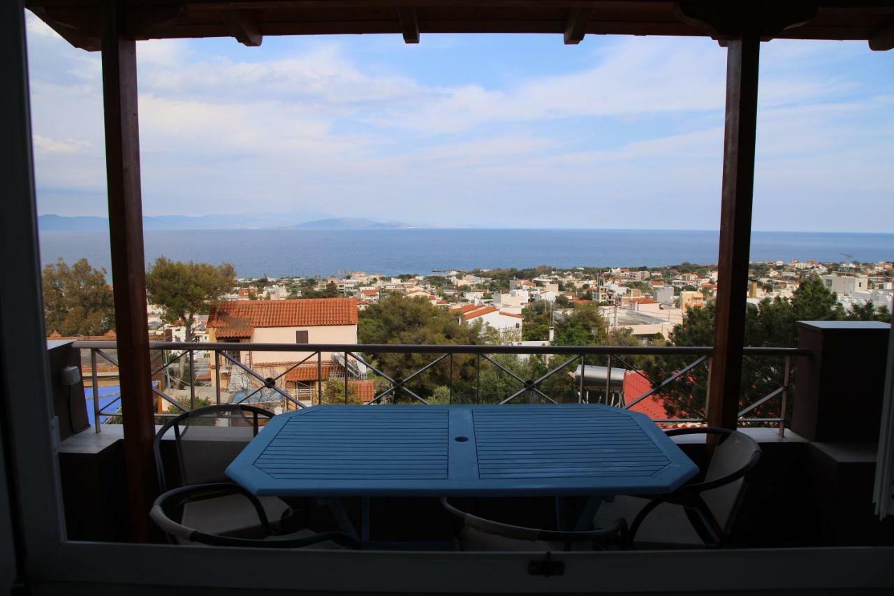 Peris Panoramic Villa Near Athens Airport Paralia (Evia) Exterior foto