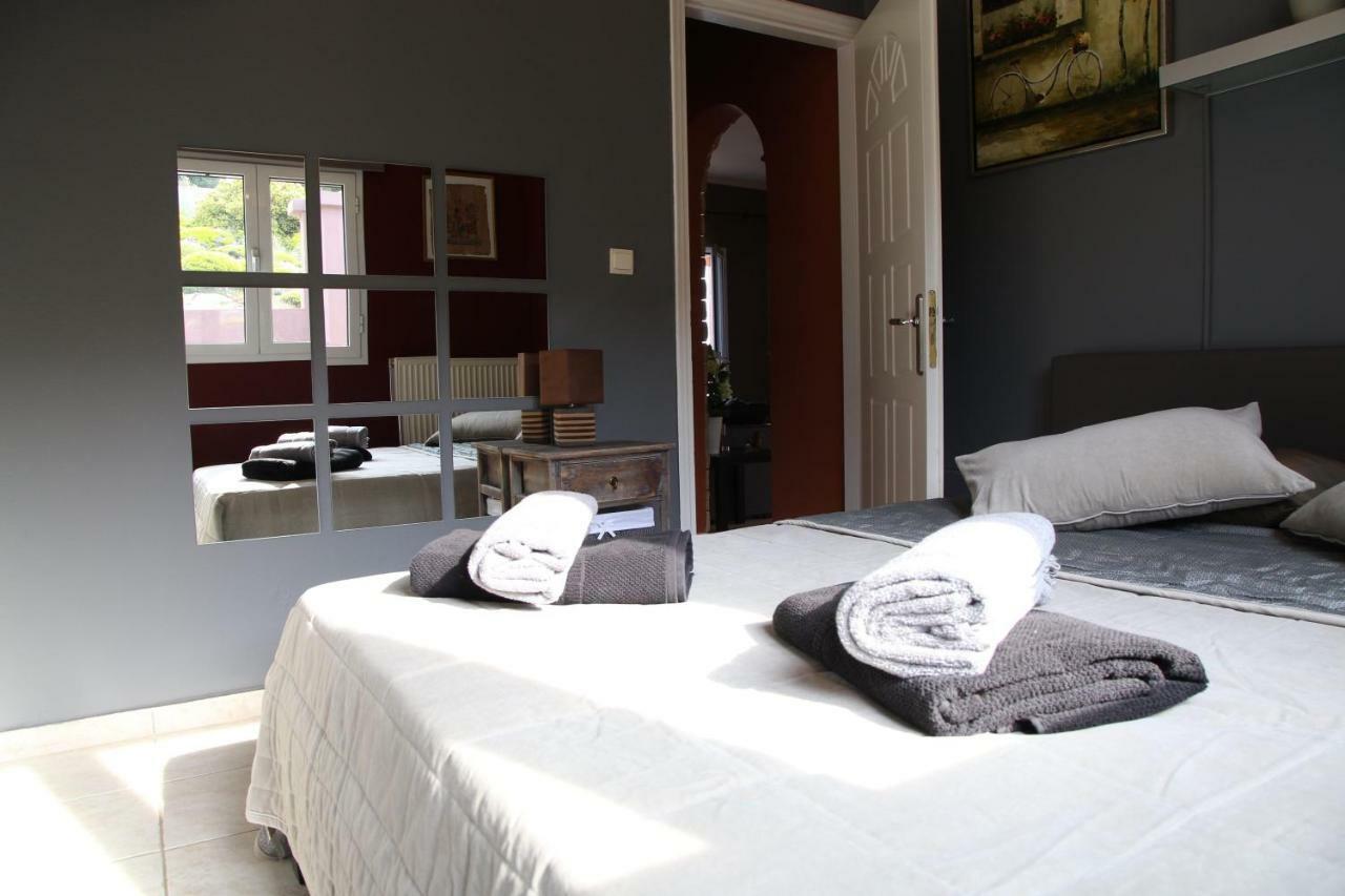 Peris Panoramic Villa Near Athens Airport Paralia (Evia) Exterior foto